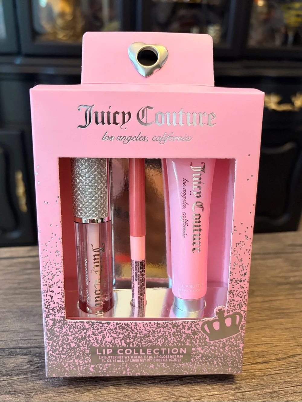 Juicy Couture Pink Lip Collection - Gloss, Butter & Liner Trio